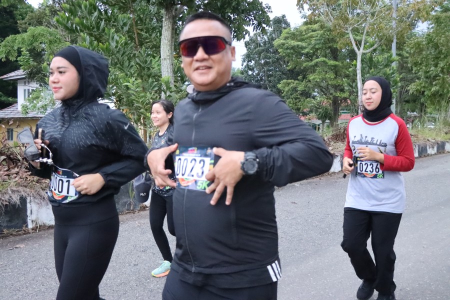 Serentak di Riau, Ratusan Peserta Ikuti Karhutla Fun Run 2025 di Rokan Hilir