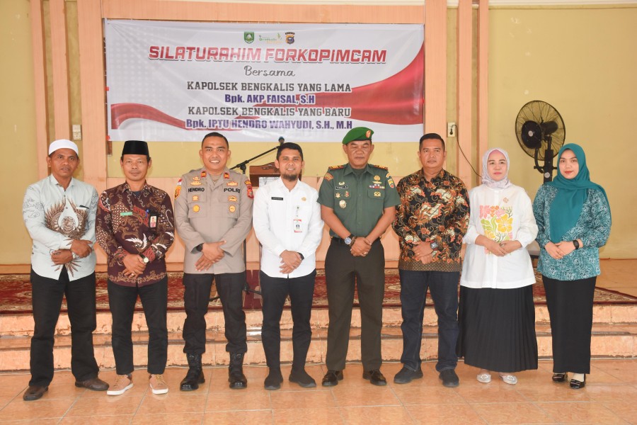 Pisah Sambut dan Silaturahmi Kapolsek Bengkalis Bersama Forkopimcam