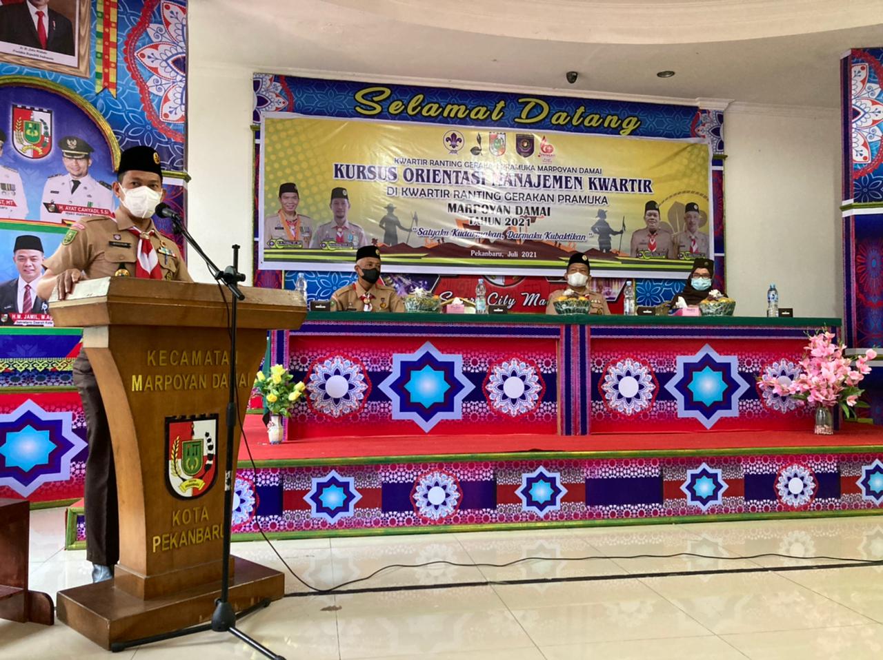 Kwarcab Pramuka Pekanbaru Gelar 45 Kegiatan di Seluruh Kwartir Ranting