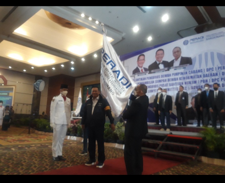 Ke Riau OTTO, Lantik Pengurus DPC PERADI Bangkinang 2020-2025