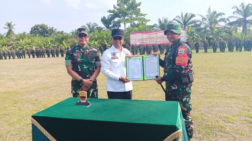 Upacara Berlangsung Sukses, TMMD ke-125 Kodim 0321/Rohil Resmi Dibuka