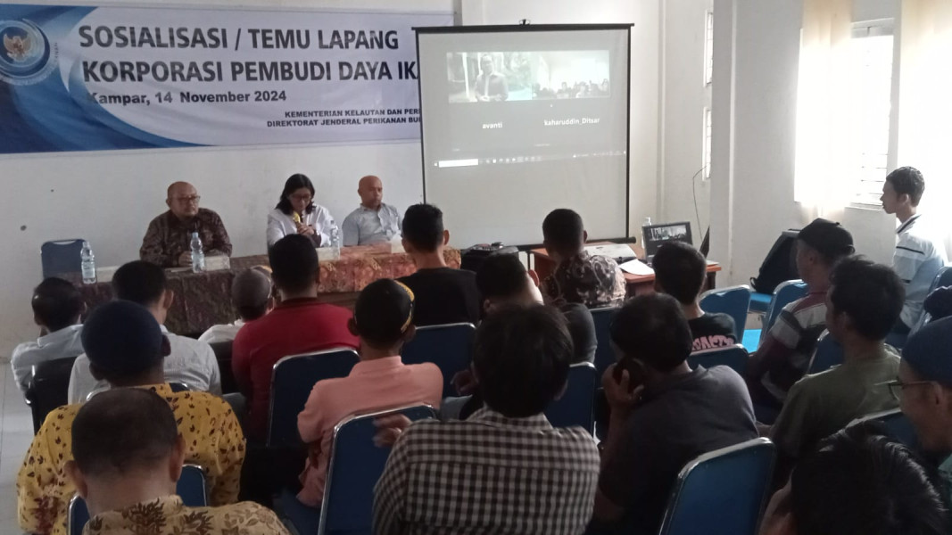 KKP Sosialisasi Sekaligus Temu Lapang Korporasi Pembudi Daya Ikan