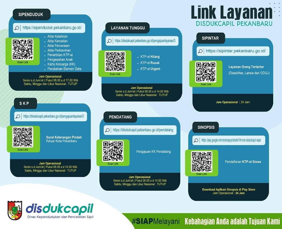 Mari Manfaatkan Layanan Online Disdukcapil Pekanbaru
