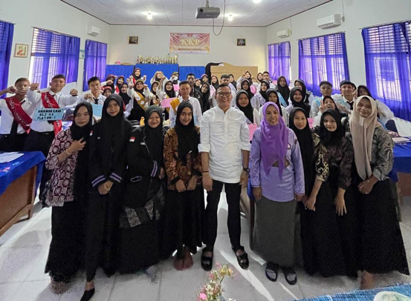 Jadi Pemateri KKP di SMAN 1 Bangkinang Kota, Syawir: Kepedulian Terhadap Demokrasi Sangat Penting