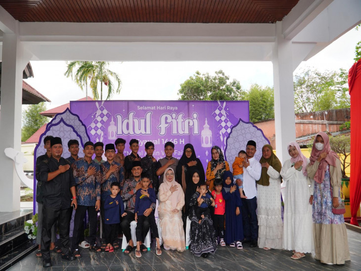 Open House Idul Fitri 1446 H di Rumah Dinas Wabup Kampar Penuh Kehangatan