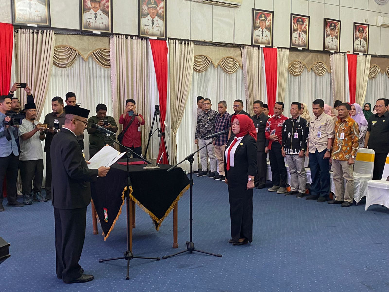 Dilantik Jadi Penjabat Sekdakab Kampar, Ramlah Minta Doa dan Dukungan