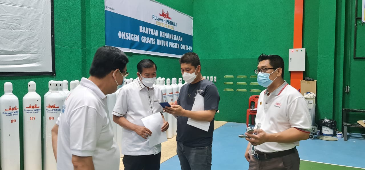 Wali Kota Apresiasi Relawan Peduli Covid-19 Pinjamkan Tabung Oksigen Gratis