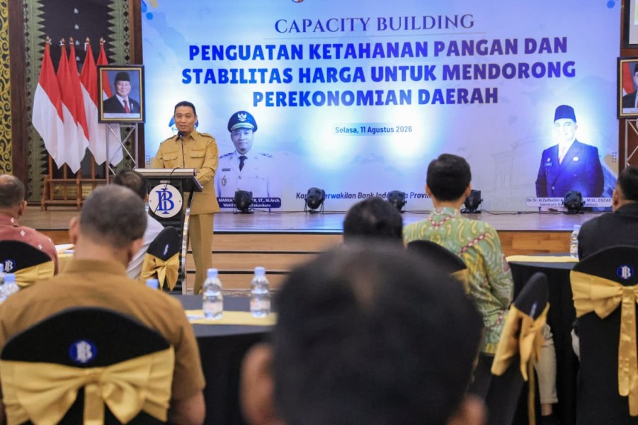 Pemko Pekanbaru Perkuat Ketahanan Pangan, TPID Diminta Tekan Inflasi