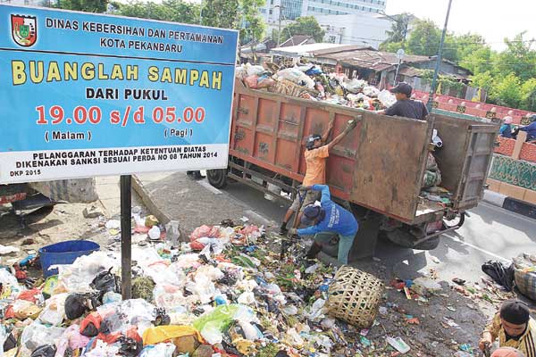 Ingat ya, Ini 87 TPS Sampah Resmi di Pekanbaru