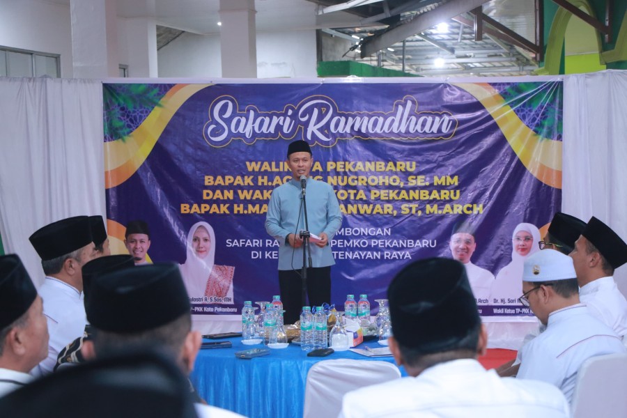 Safari Ramadan Pemko Pekanbaru, Beri Tv, WiFi Gratis hingga Bantuan Pembangunan Ratusan Juta