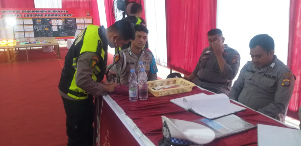 Satgas Banops Dokkes Polda Riau Laksanakan Patroli dan Pelayanan Kesehatan