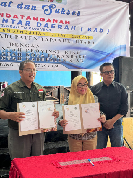 Jamin Ketersediaan Pangan, Pemko Pekanbaru Jalin Kerjasama dengan Pemkab Tapanuli Utara