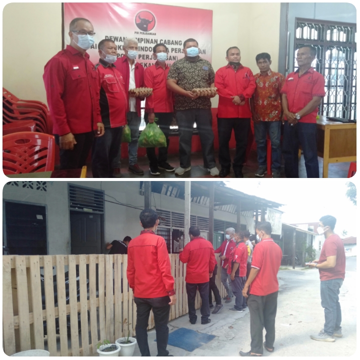 Peduli Masyarakat Isolasi Mandiri, PDI Perjuangan Berikan Paket Sembako