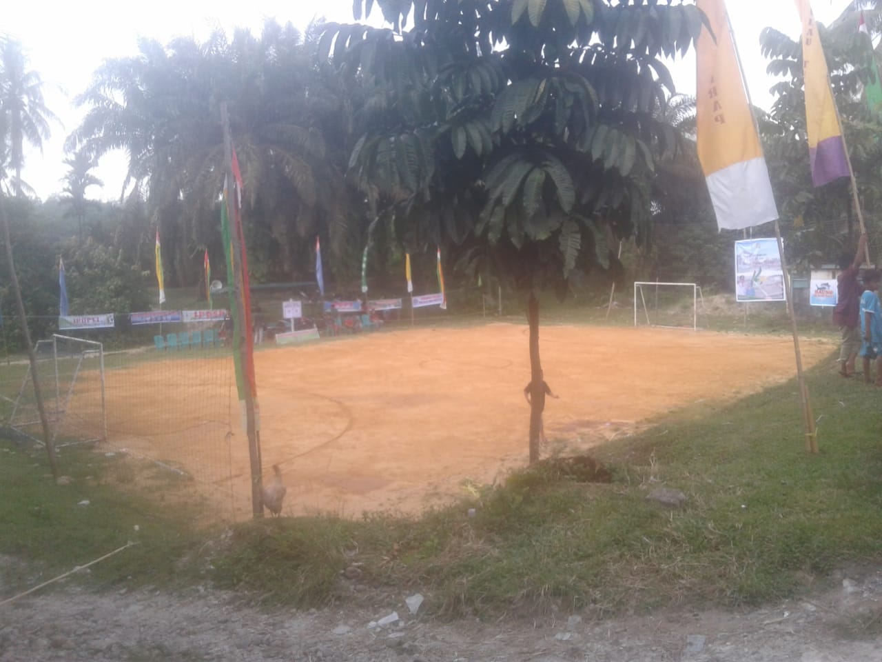 Jelang HUT Kampar 72, Desa Pulau Terap Kuok Gelar Pordus Turnamen Futsal
