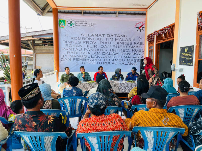 Malaria Merebak di Rohil, Tim Malaria Riau dan Rohil Lakukan Penanggulangan