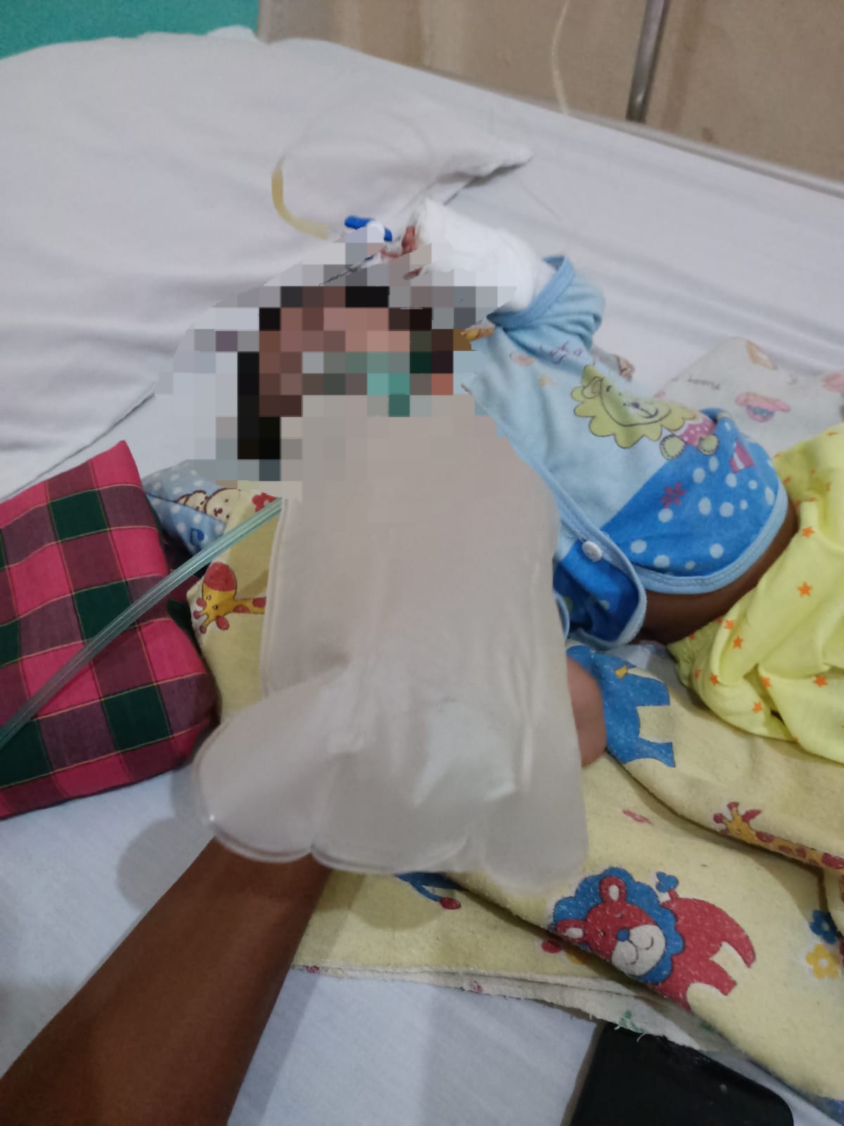 Bayi Umur 2,5 Bulan Menderita Gizi Buruk di Inhil, MPI dan Orsos Galang Dana