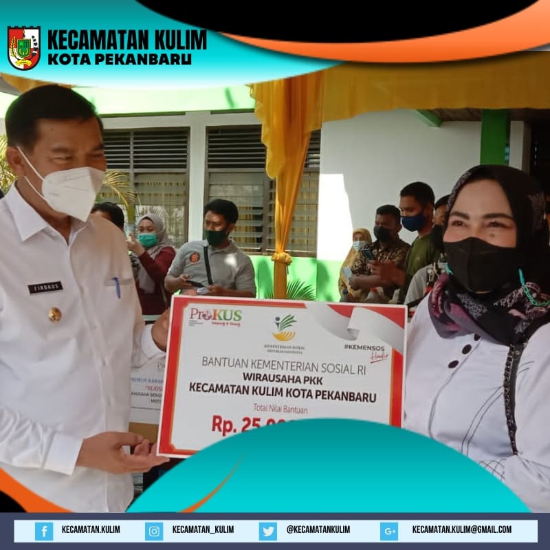 Wali Kota Serahkan Bantuan Kemensos untuk PKK Kecamatan Kulim
