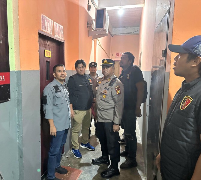 Polsek Bengkalis Razia 5 Tempat Hiburan Malam dalam Operasi Pekat Lancang Kuning 2025