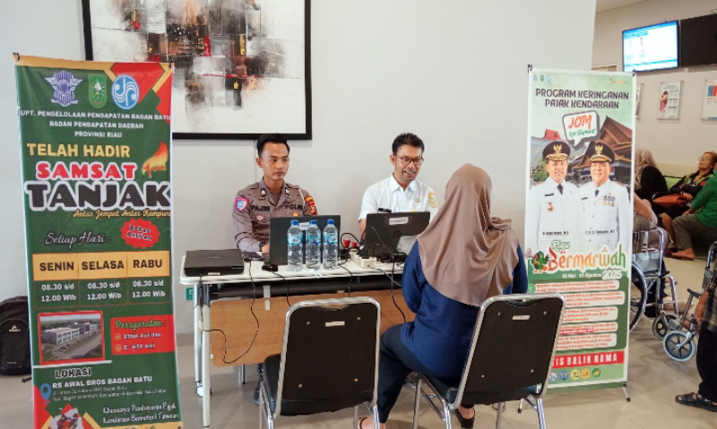 Semarak Bhayangkara, Satlantas Polres Rohil Gelar 7 Layanan Publik