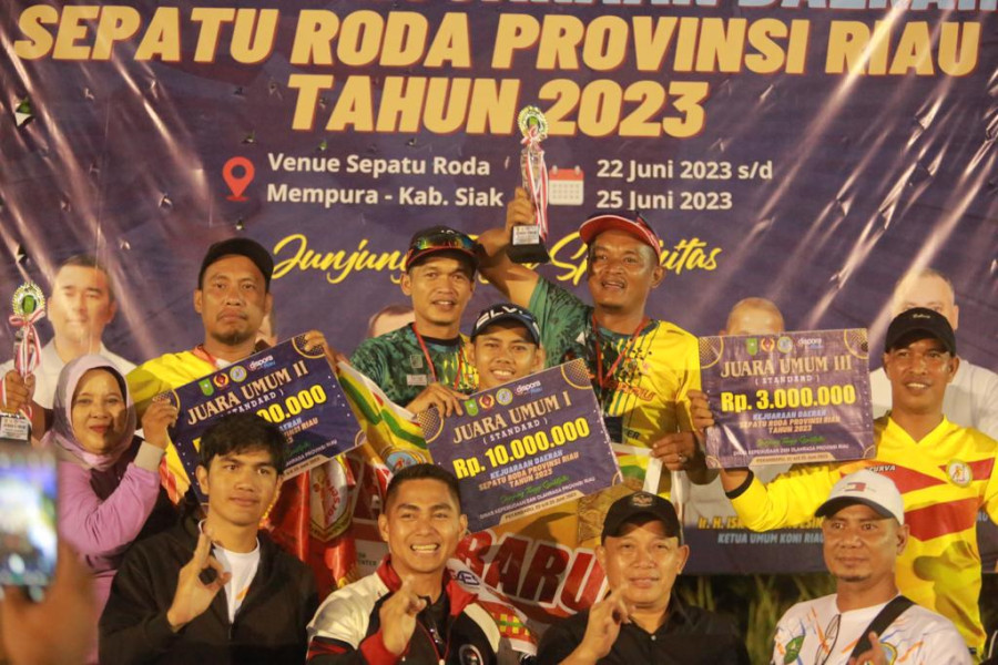 Pekanbaru Borong Dua Gelar di Kejurda Sepatu Roda Riau 2023