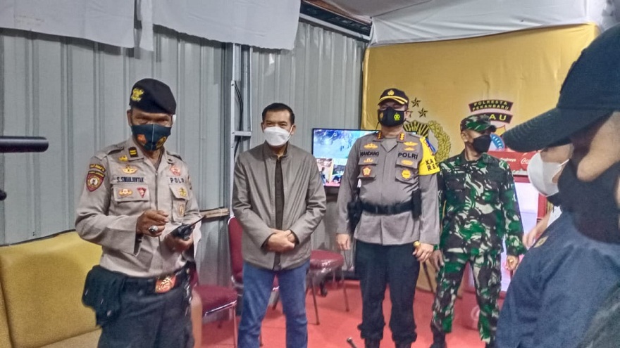 Wali Kota Pekanbaru Tinjau Posko Penyekatan