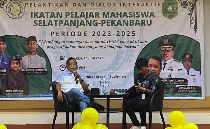 Pelantikan IPMS dan Dialog Interaktif, Irvan Nasir: Mari Upgrade Diri dengan Organisasi