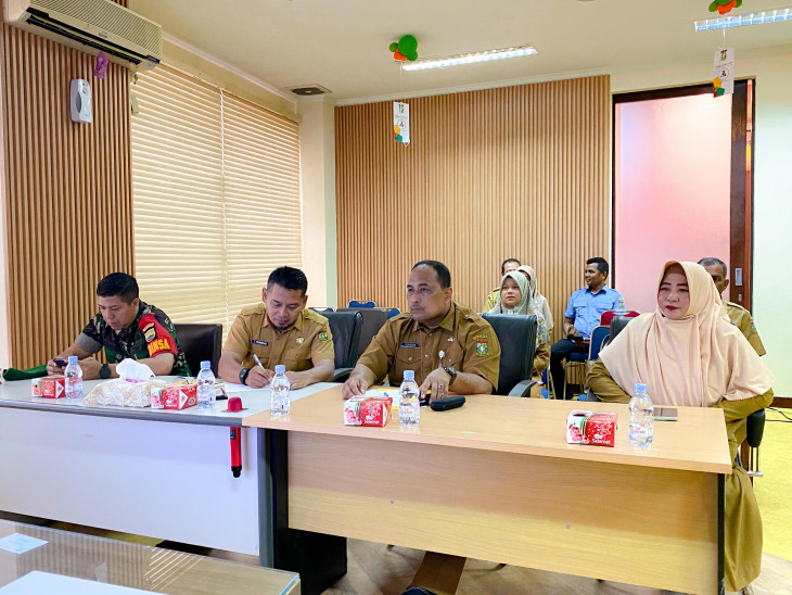 Pemkab Kampar Rapat Koordinasi Pengendalaian Inflasi Daerah Bersama Kemendagri RI