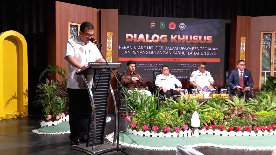 Ditintelkam Polda Riau Gelar Dialog Khusus Pencegahan Karhutla 2025