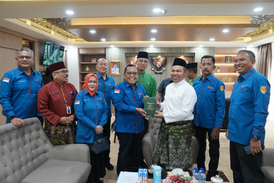 Permaskab Meranti Audiensi dengan Gubernur Riau