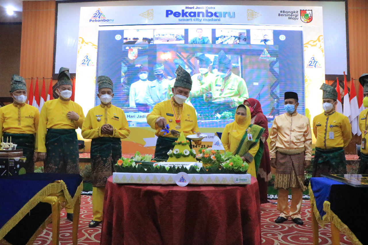 Peringatan Hari Jadi Pekanbaru Berlangsung Secara Virtual