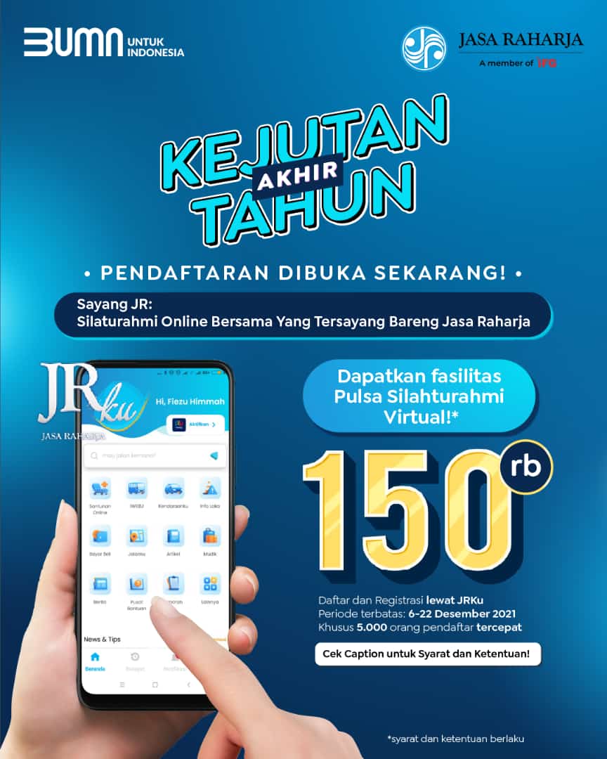 Jelang Nataru, Jasa Raharja Luncurkan Program Silaturahmi Online