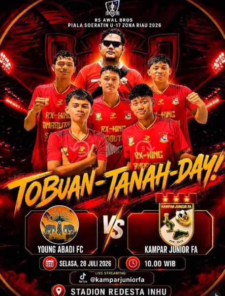 Ikuti Piala Suratin U-17, Kampar Junior FA Resmi Dilepas Berangkat ke Inhu