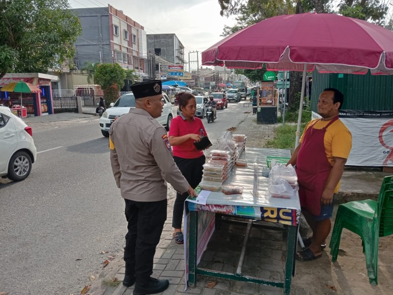 Polsek Rumbai Gelar Patroli Pengamanan Jelang Berbuka Puasa