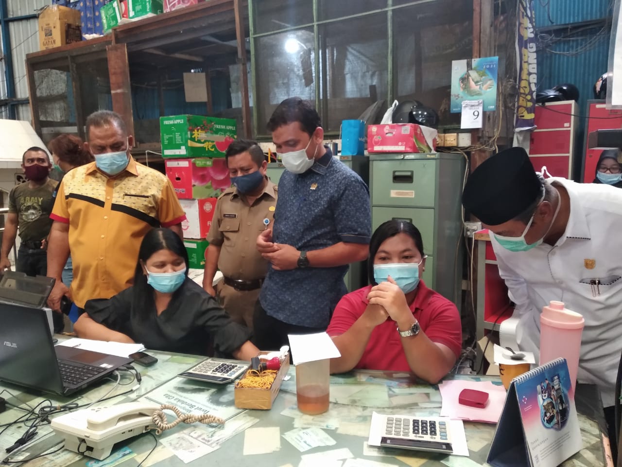 Gandeng Disnaker, Komisi III Sidak ke Pasar Buah