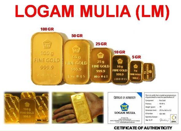Hari Ini, Harga Pecahan Satu Gram Emas Antam Berada di Rp 964.000