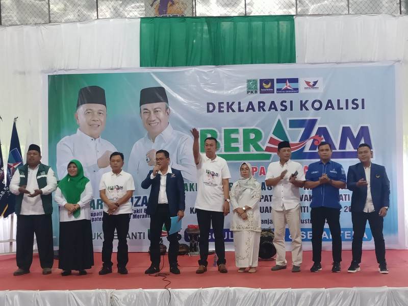 Pasangan Berazam Deklarasikan Menuju Pilkada Meranti 2024