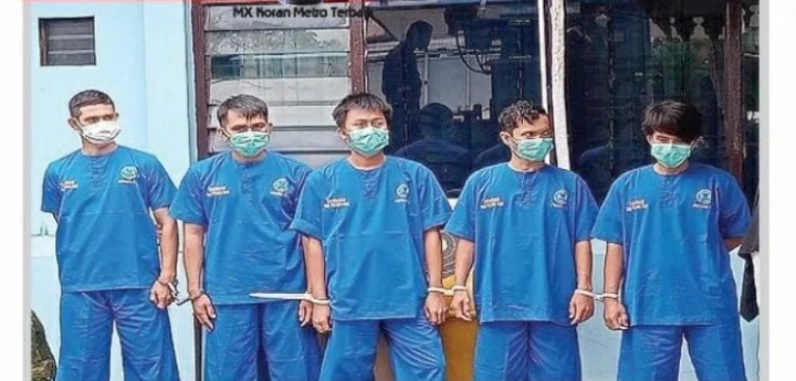 BNNP  Riau Tangkap Lima Pelaku Narkoba, Ternyata Dua Berstatus Napi Lapas Bangkinang