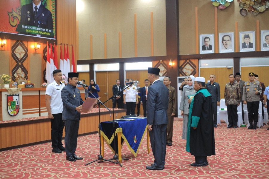 Sah! Indra Pomi Jabat Sekda Kota Pekanbaru
