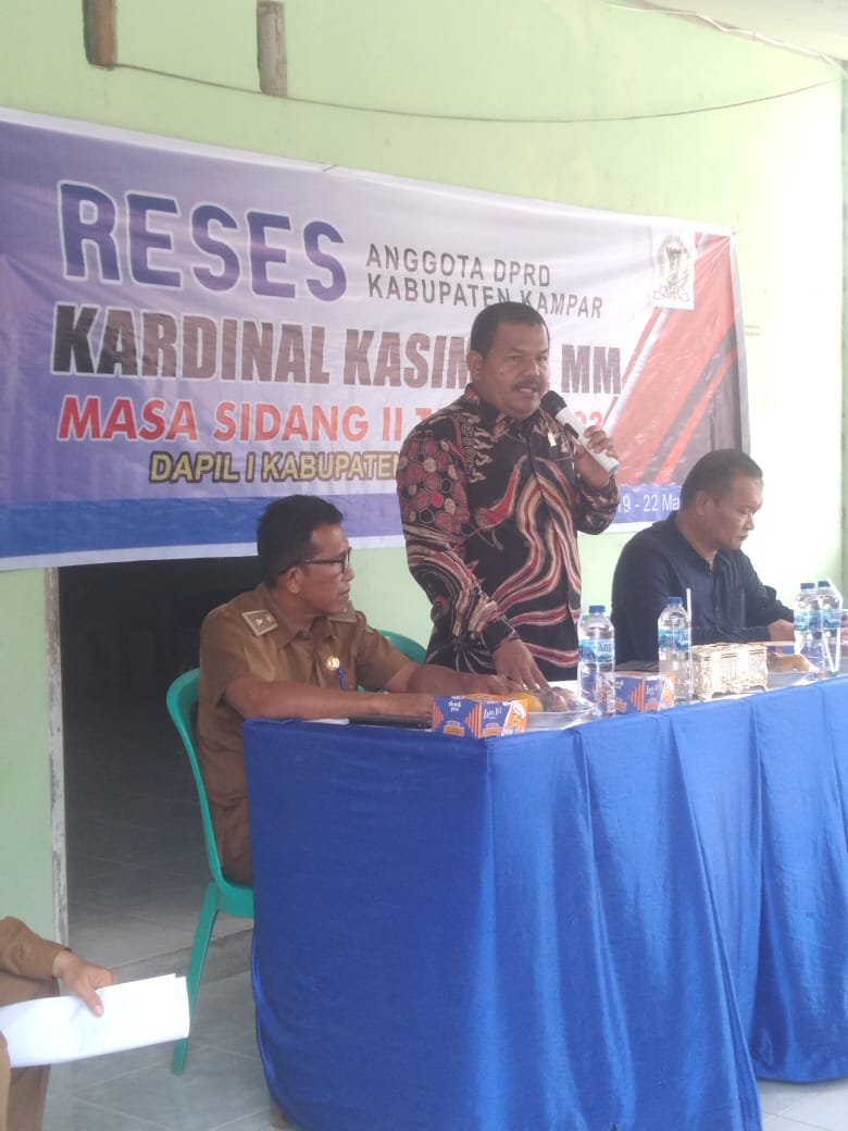 Anggota DPRD Kampar Minta Adanya Penertiban Dugaan Pungli