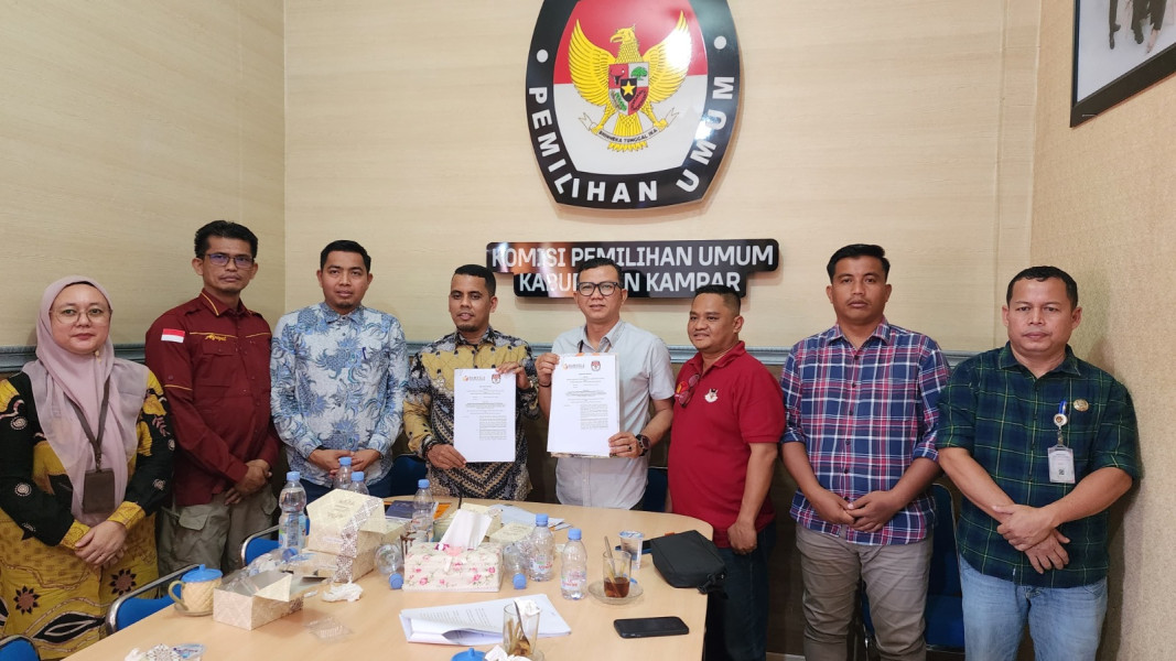 Tahapan Kampanye di Media, Bawaslu dan KPU Kampar Sepakat Bentuk Gugus Tugas Pengawasan
