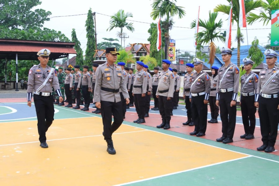 Polres Inhil Wujudkan Tertib Lalu Lintas untuk Indonesia Emas