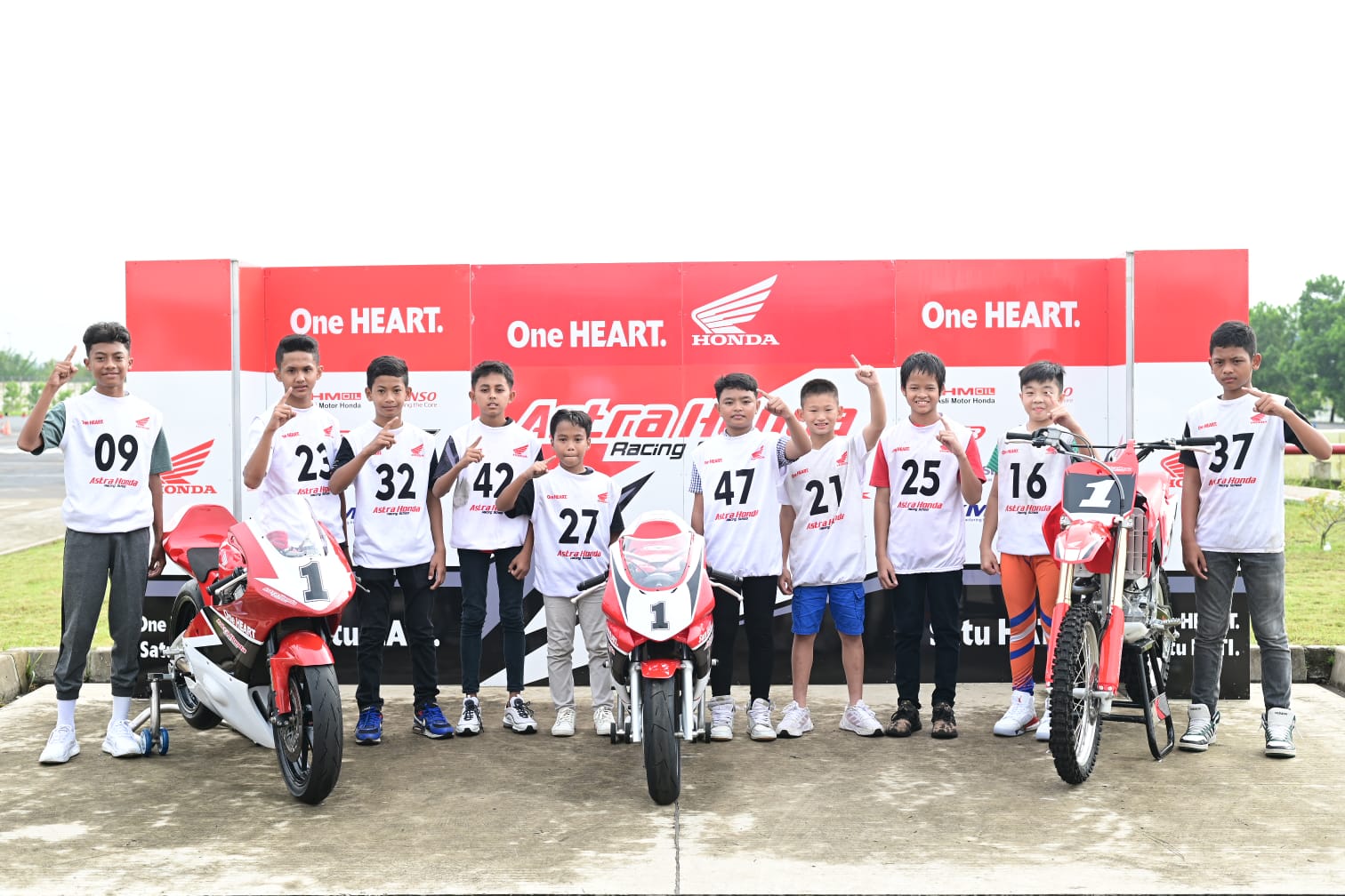 Puluhan Pembalap Muda Ikuti Seleksi Astra Honda Racing School